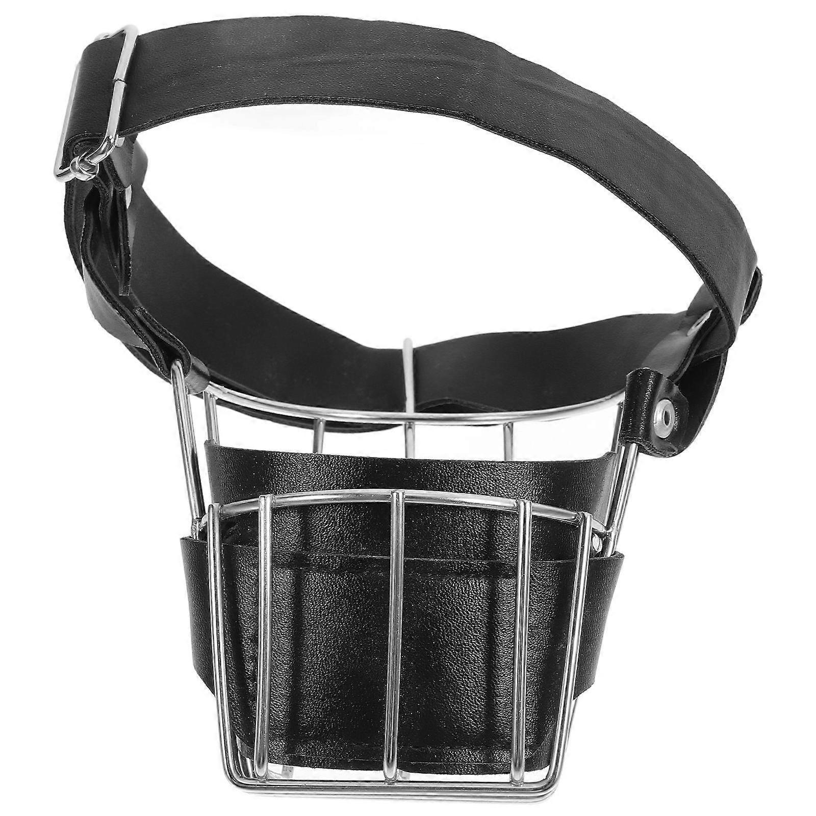 Dog Mouth Cover Adjustable Dog Muzzle Small Puppy Muzzle Breathable 2Pcs