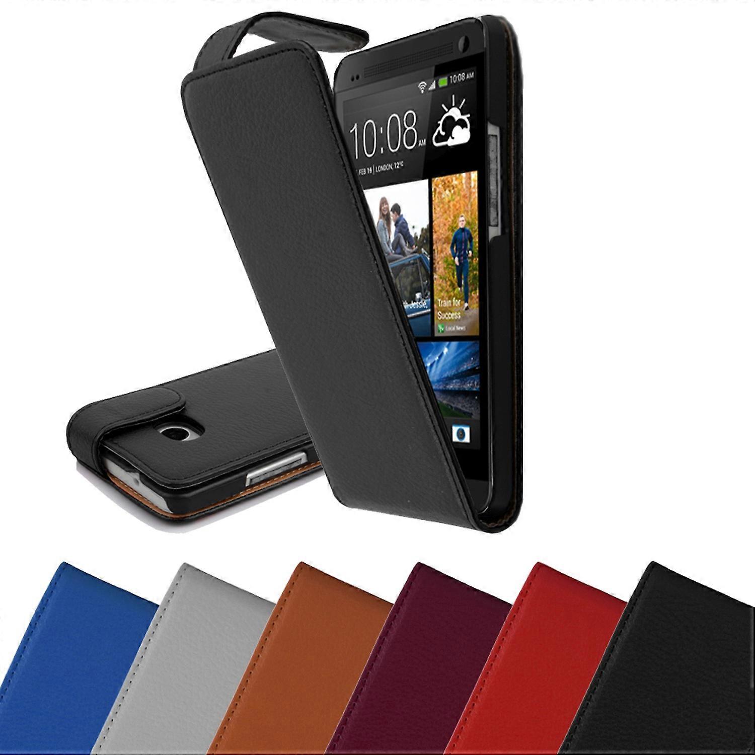 Case for HTC ONE M7 Foldable Phone Case - Cover - with Magnetic Closure