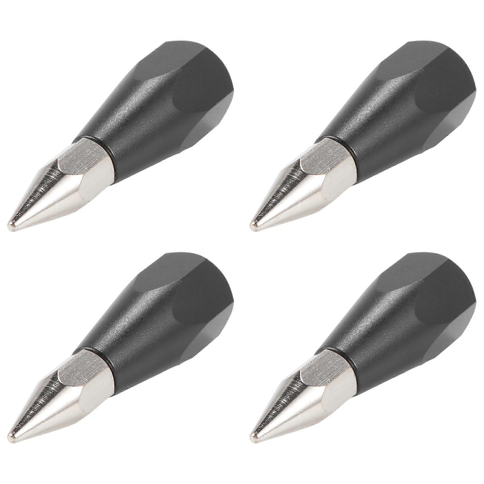 4X Survey Range Rod Prism Pole Point Tip with 5/8 Internal Thread GPS RTK Centering Surveying Carbon Tube Point
