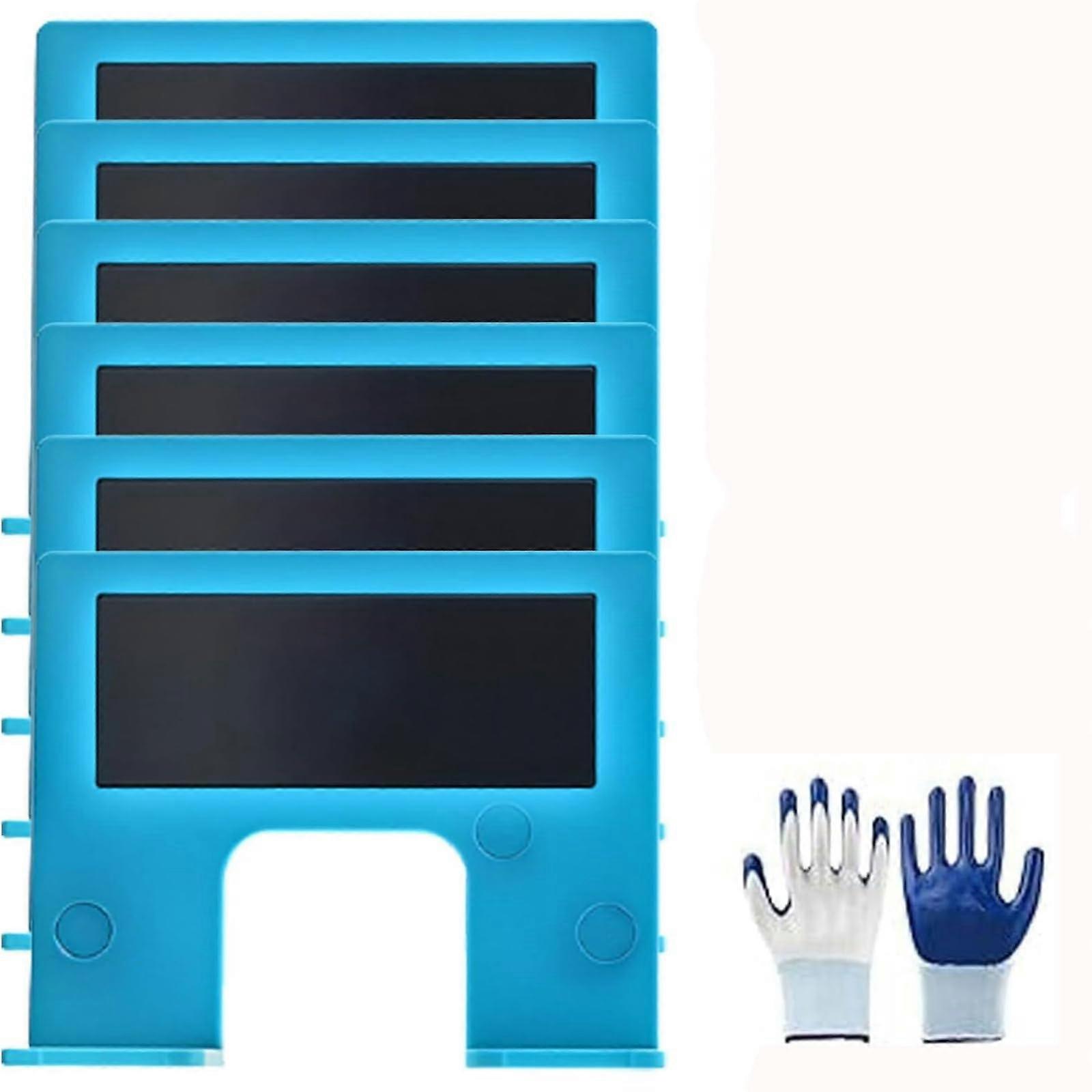 Door Hinge Jig Adjustable Magnetic Quick Setup with Precision 2mm Alignment Guide 6pcs