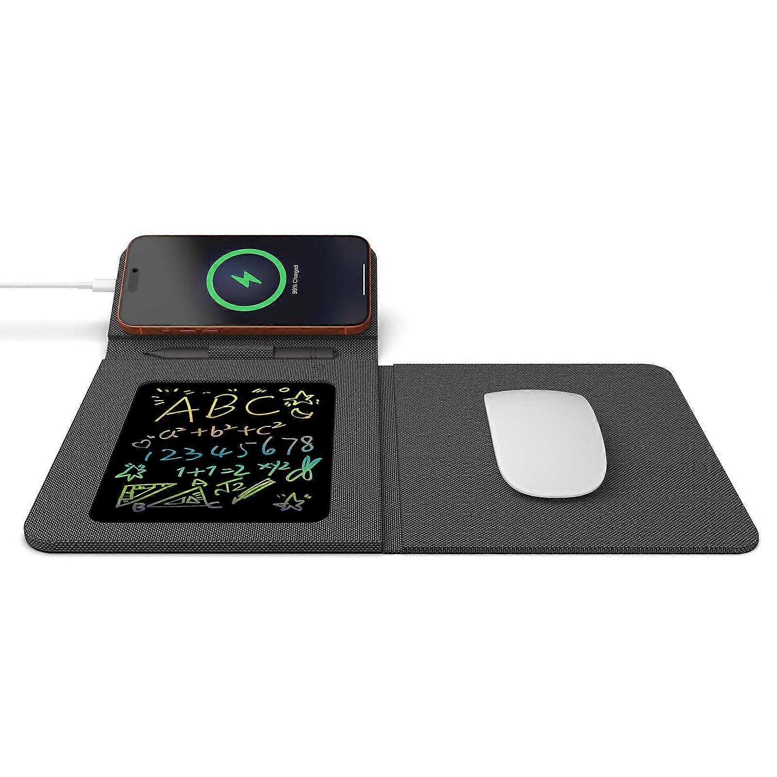 U39 15W Multifunctional Foldable Magnetic Wireless Charger Mouse Pad