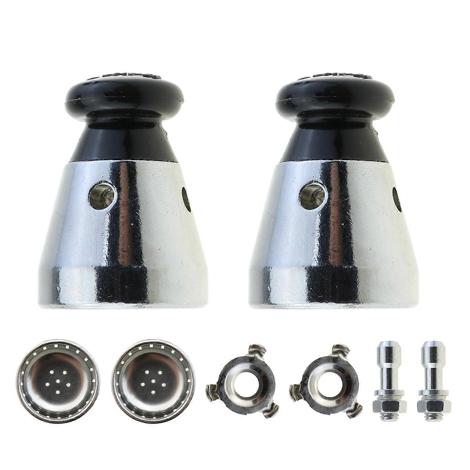 2Pack Universal Pressure Cooker Safety Valve Set with Stainless Steel AntiClogging Relief, 80KPA