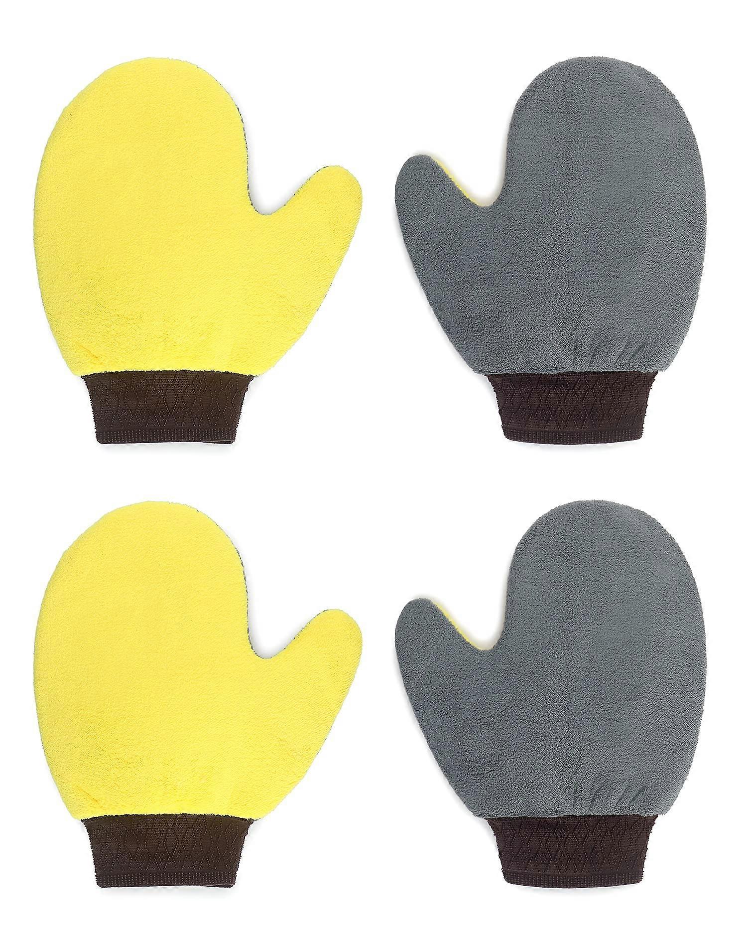 4 Pack Painter's Gloves Soft Scratch Microfiber for Cleaning Dusting Painting Polishing