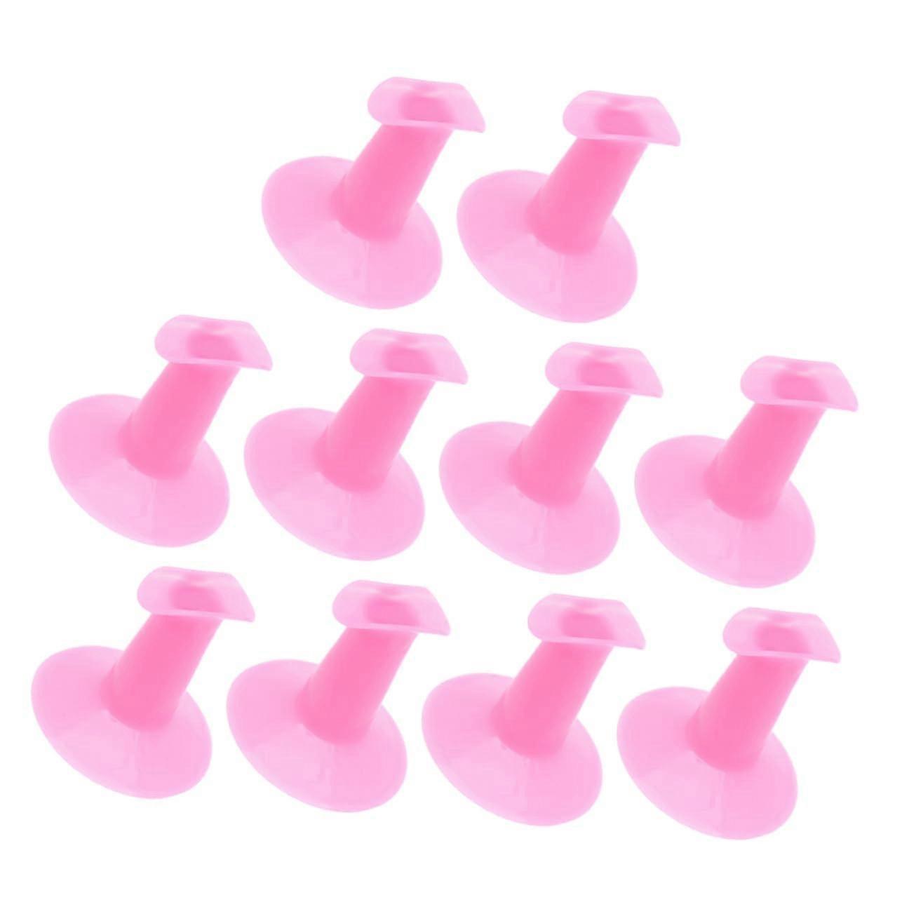 10pcs Nail Art Finger Rest Stand for Manicure, Stable Plastic Support for Precise Polish
