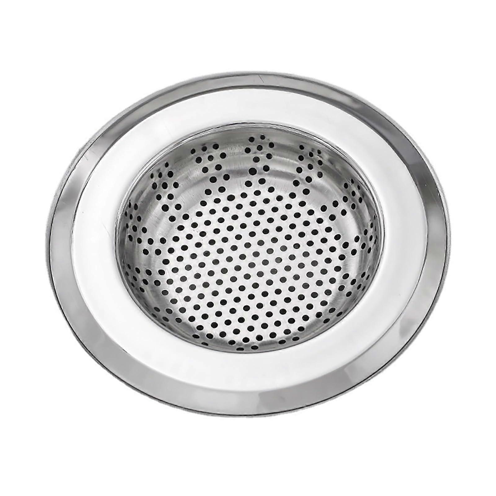 Kitchen Sink Strainer Stainless Steel Drain Filter Prevents Clogs for Kitchen and Bathroom Use