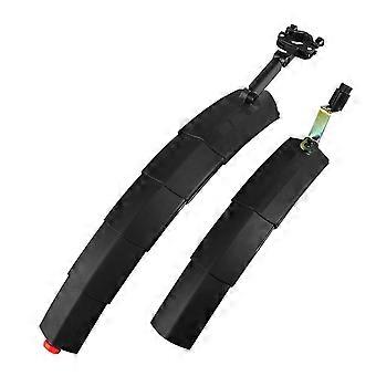 25-26 Adjustable Mountain Bike Bicycles Front Rear Plastic Splash Mudguard Fenders