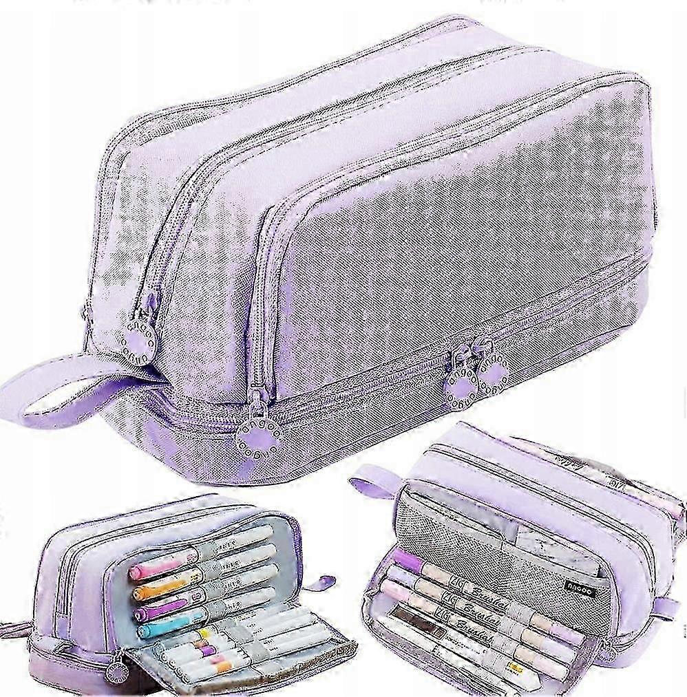 Large School Pencil Box, Four Compartments, Multifunctional hk 2025