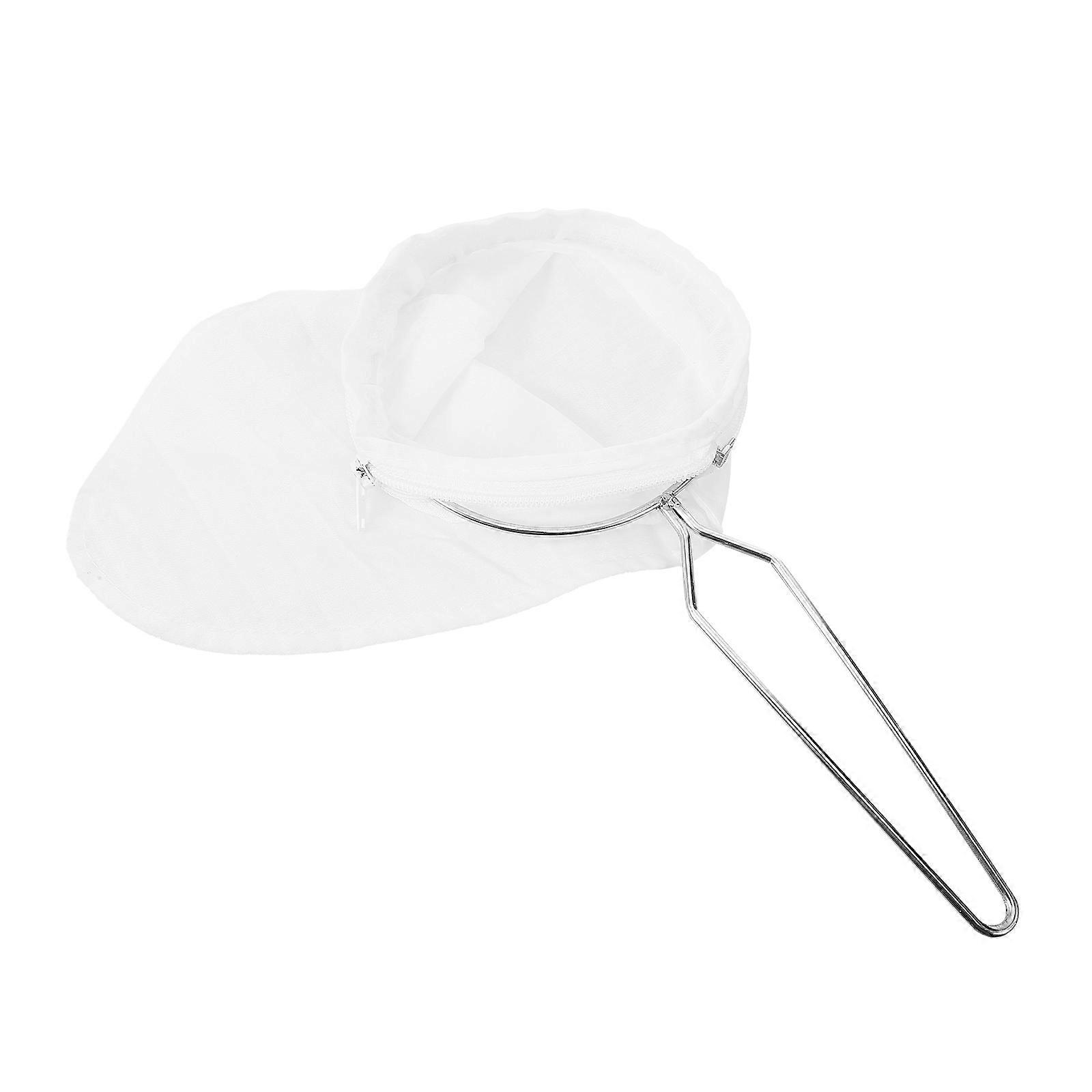 WORGEOUS Kitchen Fine Mesh Strainer Bag Kitchen Mesh Filter Coffee Filter Bag Cloth Tea Filter 1 Set