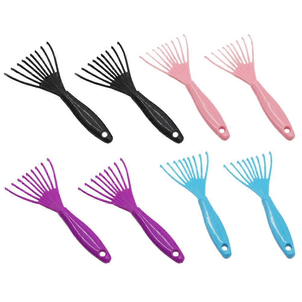 Comb Cleaner Hair Brush Cleaning Rake for Home Use 8Pcs Kit