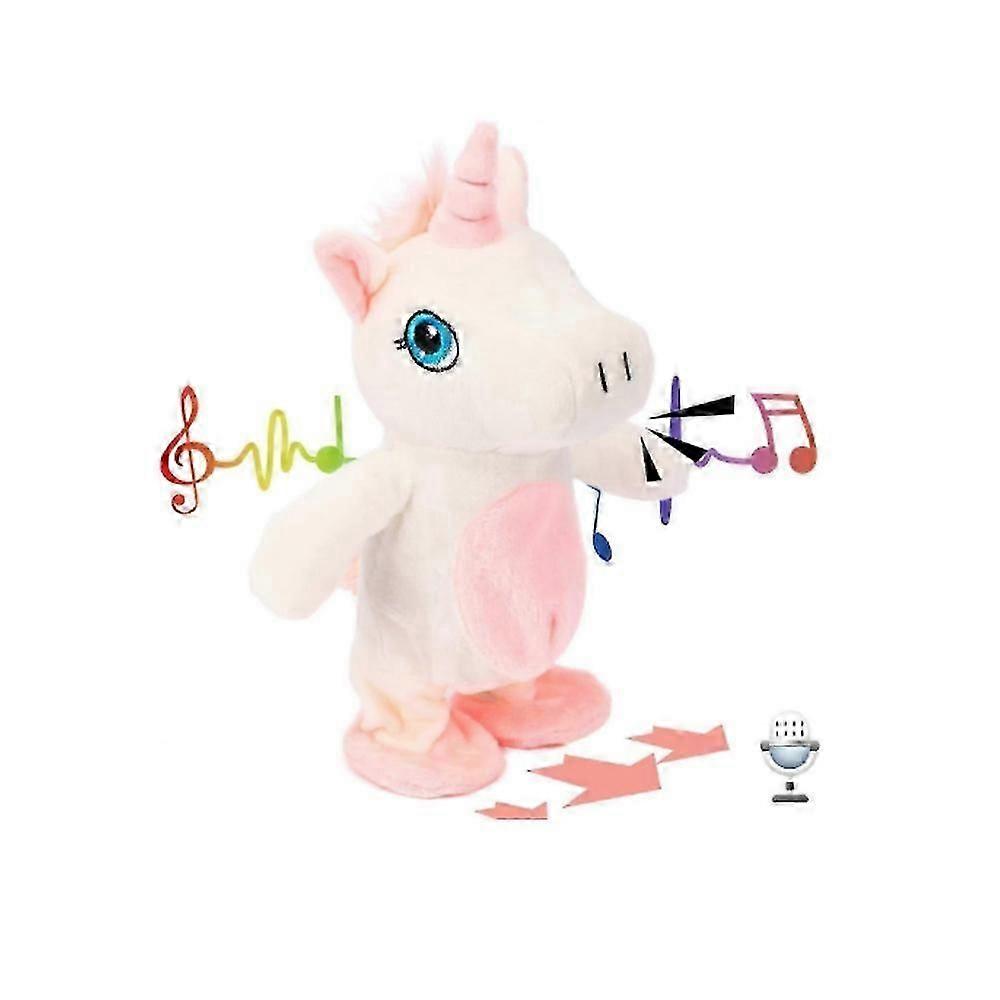 Talking Unicorn Repeat What You Say Walking Electric Interactive Animation Toy