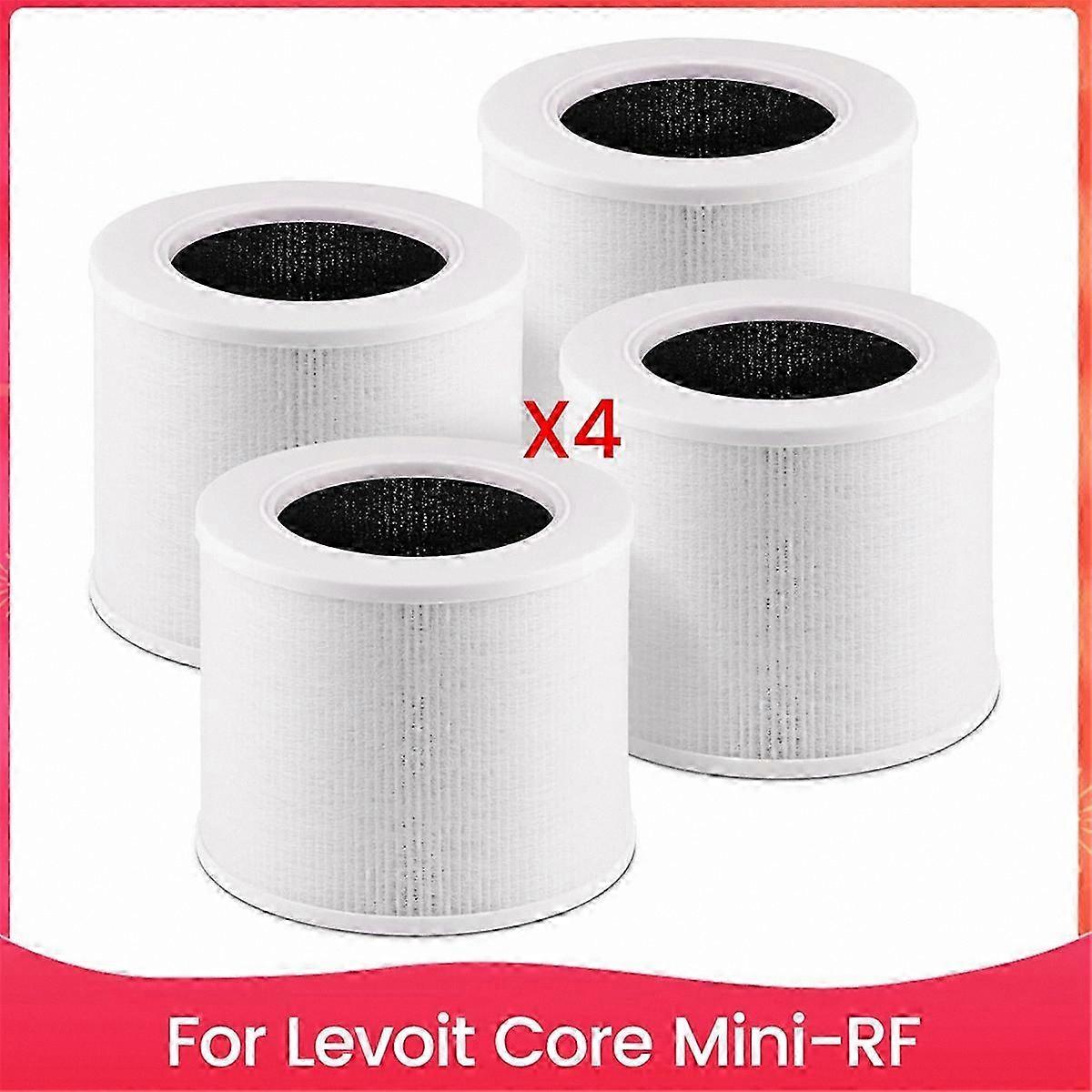 4-Pack Replacement Filters for Mini Air Purifiers Compatible with Core Models