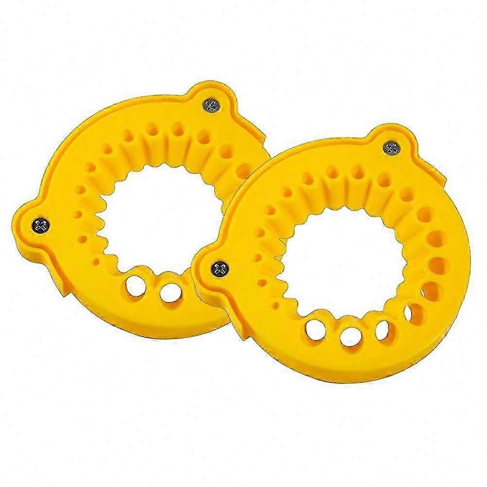 Drill Bit Sharpening Tool Set, 2-Pack Grinding Jig for Power Drill Bits, Multi-Function Sharpener Attachment