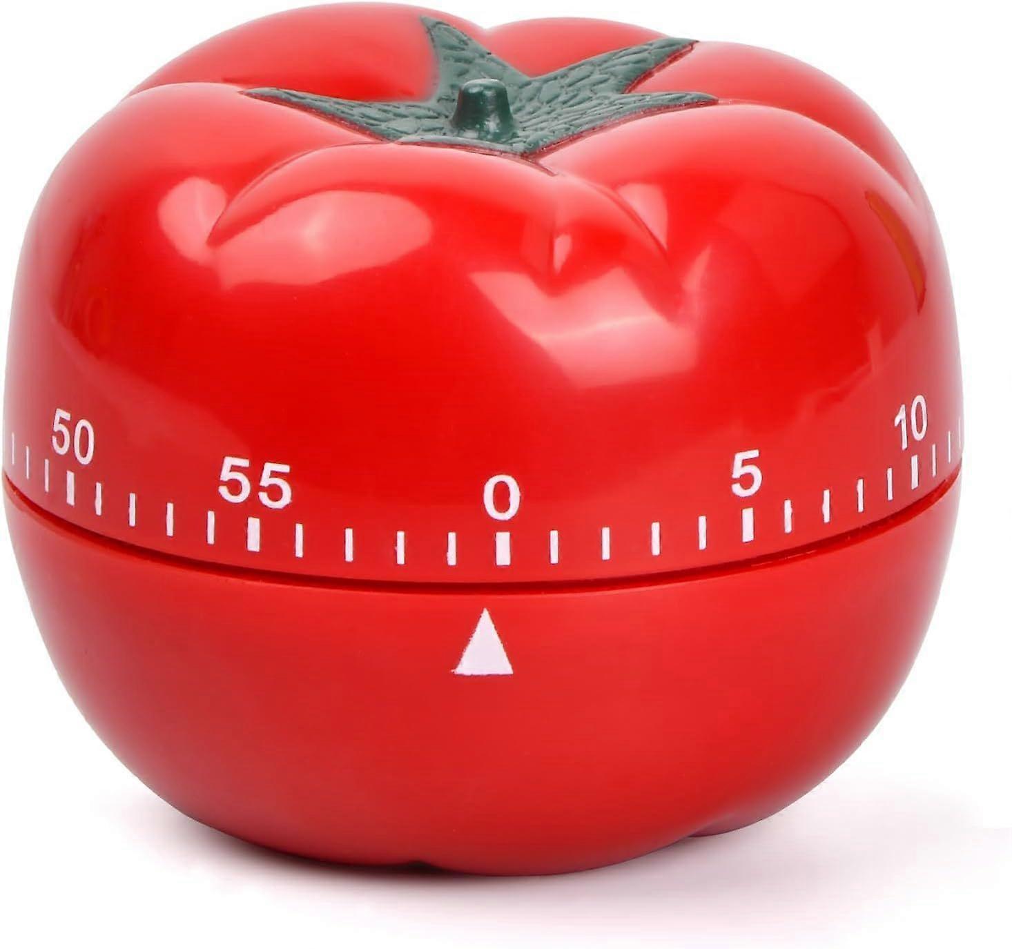 Mechanical Kitchen Timer, Tomato Timer, ABS Kitchen Timer, 60-Minute Digital Timer for Cooking, Baking, Learning, and Playing