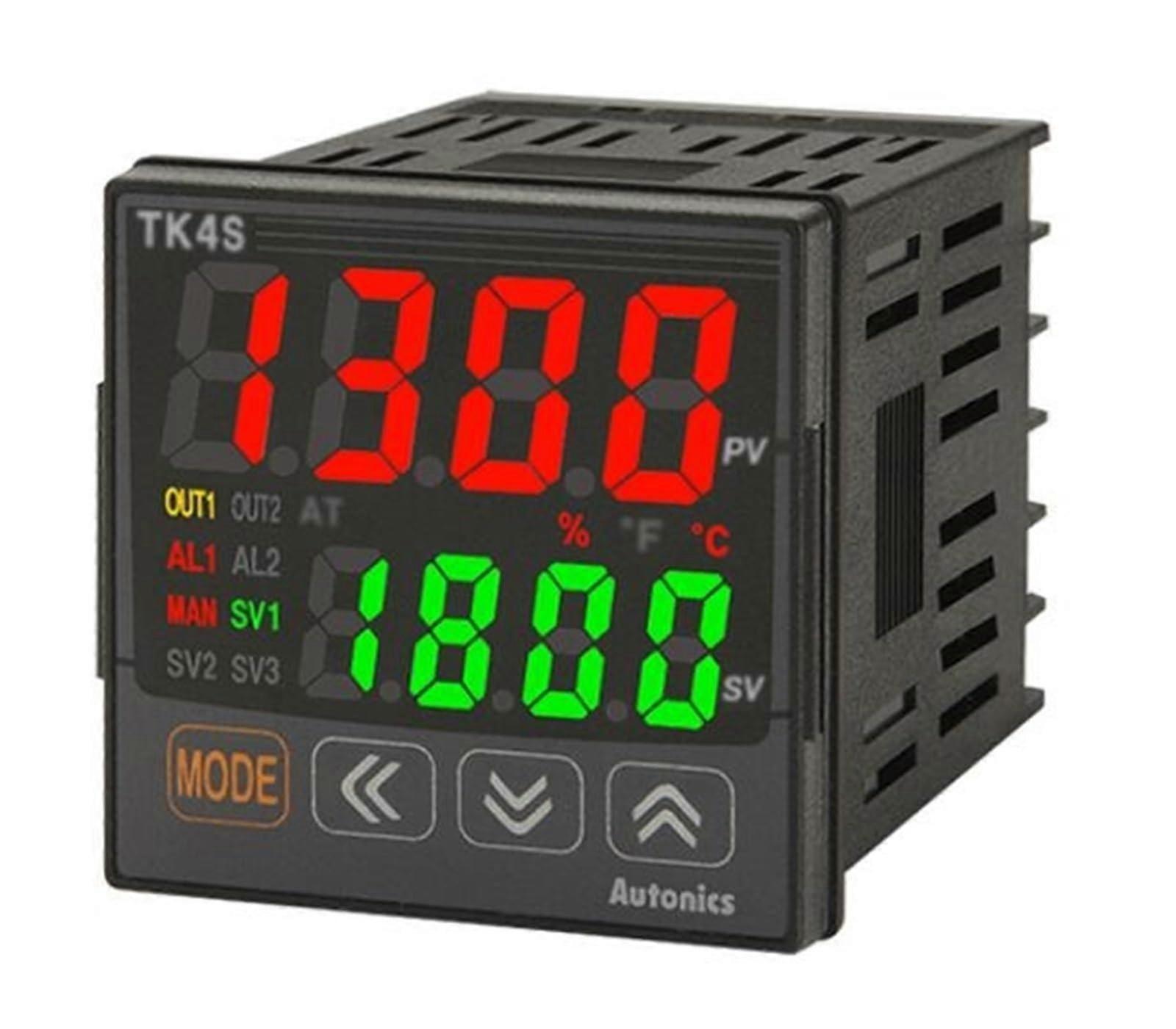 1/16 DIN Temperature Controller with Dual Alarm, SSR Drive Output, 100240V Industrial Use