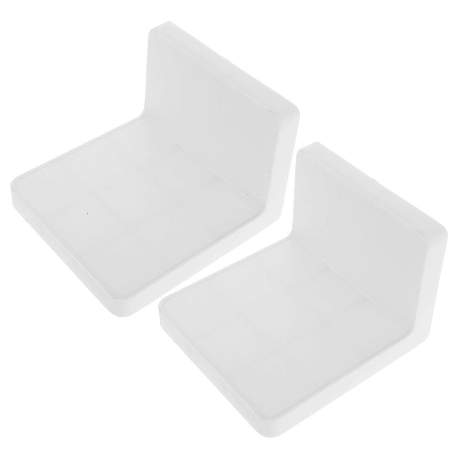 Bathroom Storage Shelf, No Trace Installation, Plastic Material, 2 Pieces, Kitchen Wall-Mounted Storage Rack