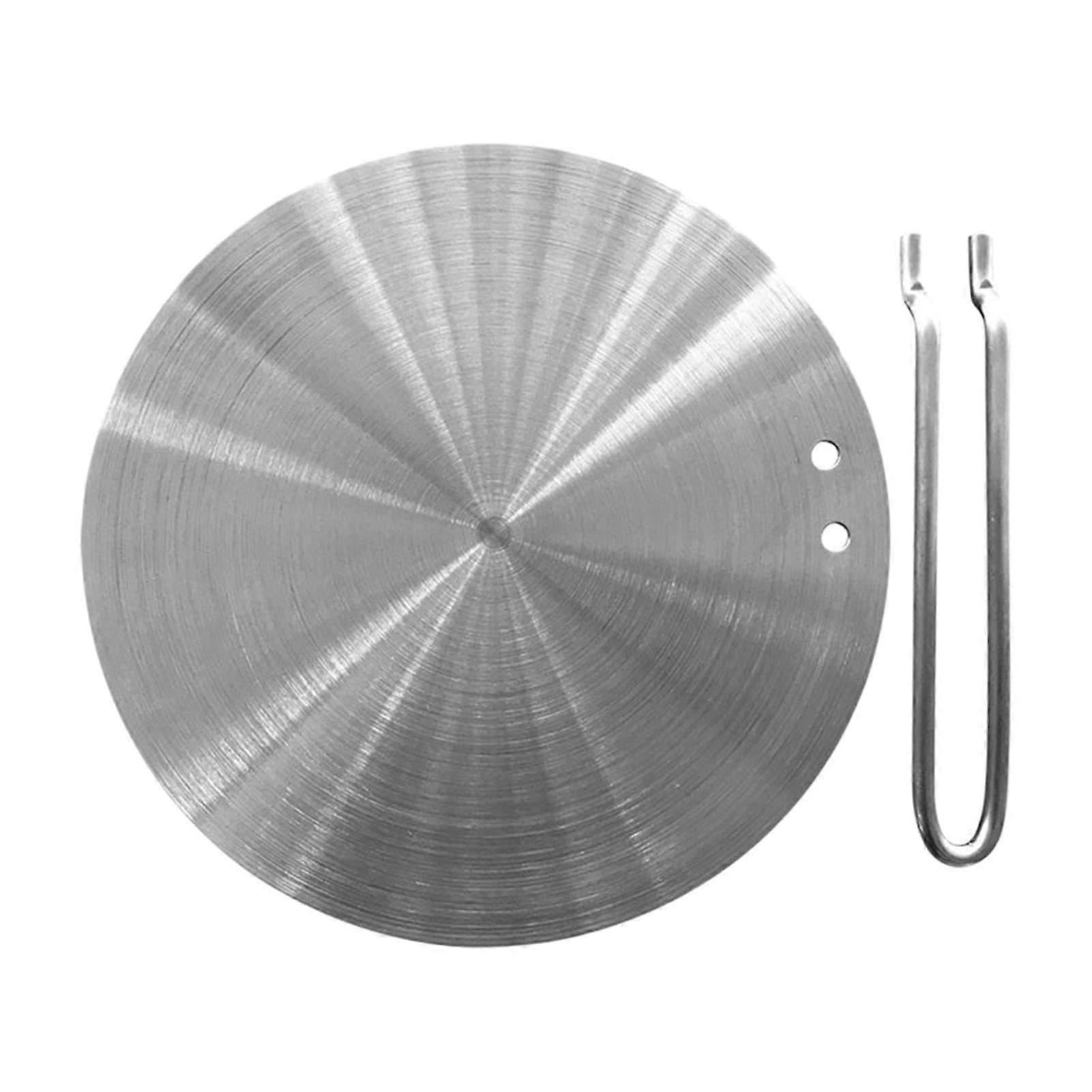 Induction Heat Diffuser Stainless Steel Plate with Removable Handle for Even Heat Distribution Ref: 2591