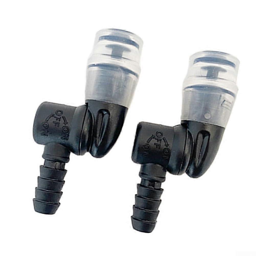 2Pcs Hydration Bladder Bite Valve Replacements, Soft Silicone Mouthpiece for Hiking Biking Running