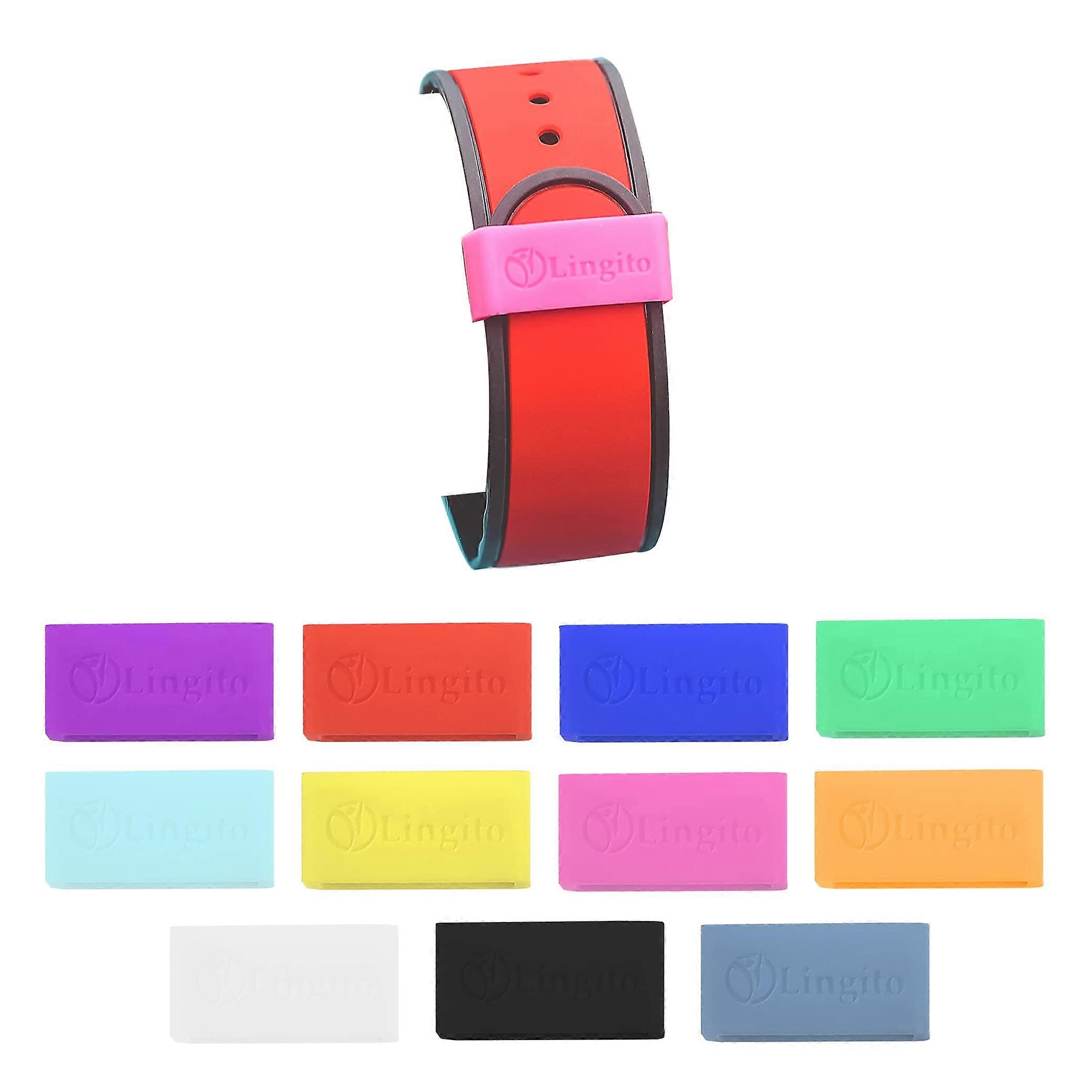 Smartwatch Security Bands 11 Pack with MultiColor Band Protectors for Fitbit Garmin Disney