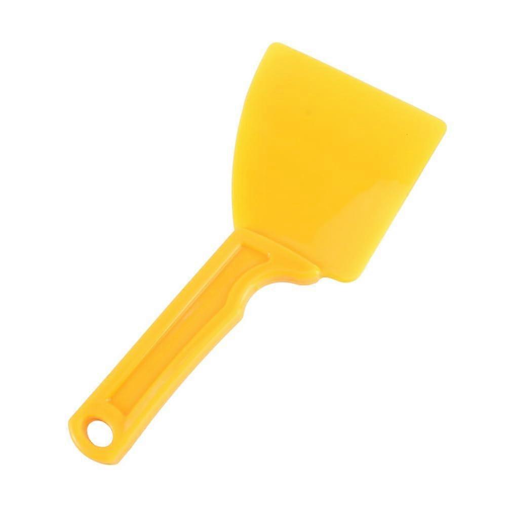 Plastic Honey Scraper Beekeeping Tool with Ergonomic Grip for Easy Honey Collection Yellow