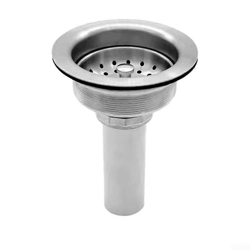 Kitchen Sink Drain Strainer with Stopper, 3.5 Inch, AntiClogging Durable Stainless Steel