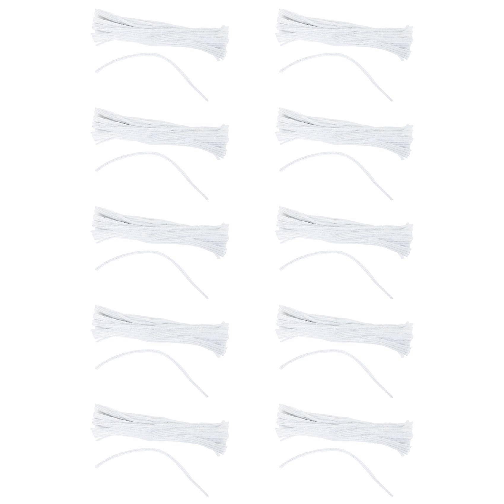 1000 Pcs 30cm Creation Pipe Cleaners, White