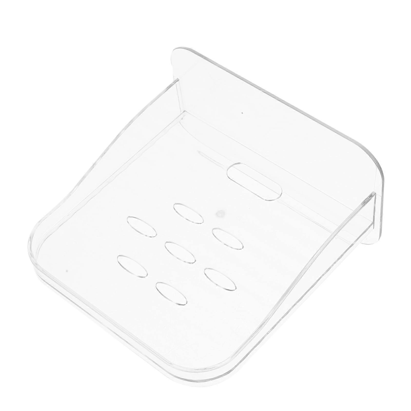 Wall Mount Camera Shelf with Cable Management, NoDrill Security Camera Bracket for Indoor Use