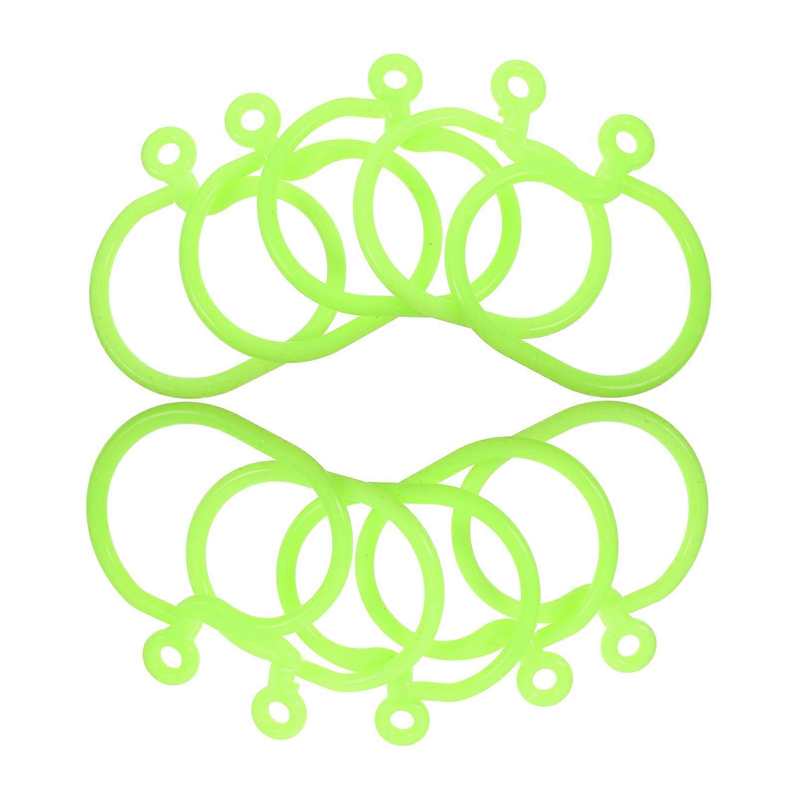 Cattle Nose Ring Plastic Cow Nose Ring for Traction 10Pcs