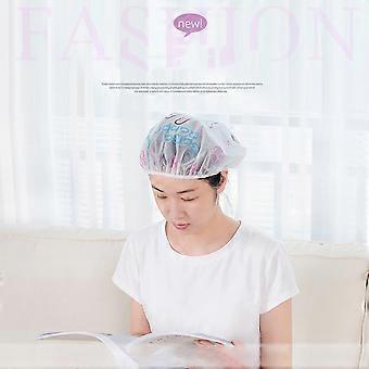 Toucas de Banho Femininas Impermeáveis ​​para Remover Maquiagem, em PE, 27x27cm, Cores Sortidas, Pacote com 9 Unidades