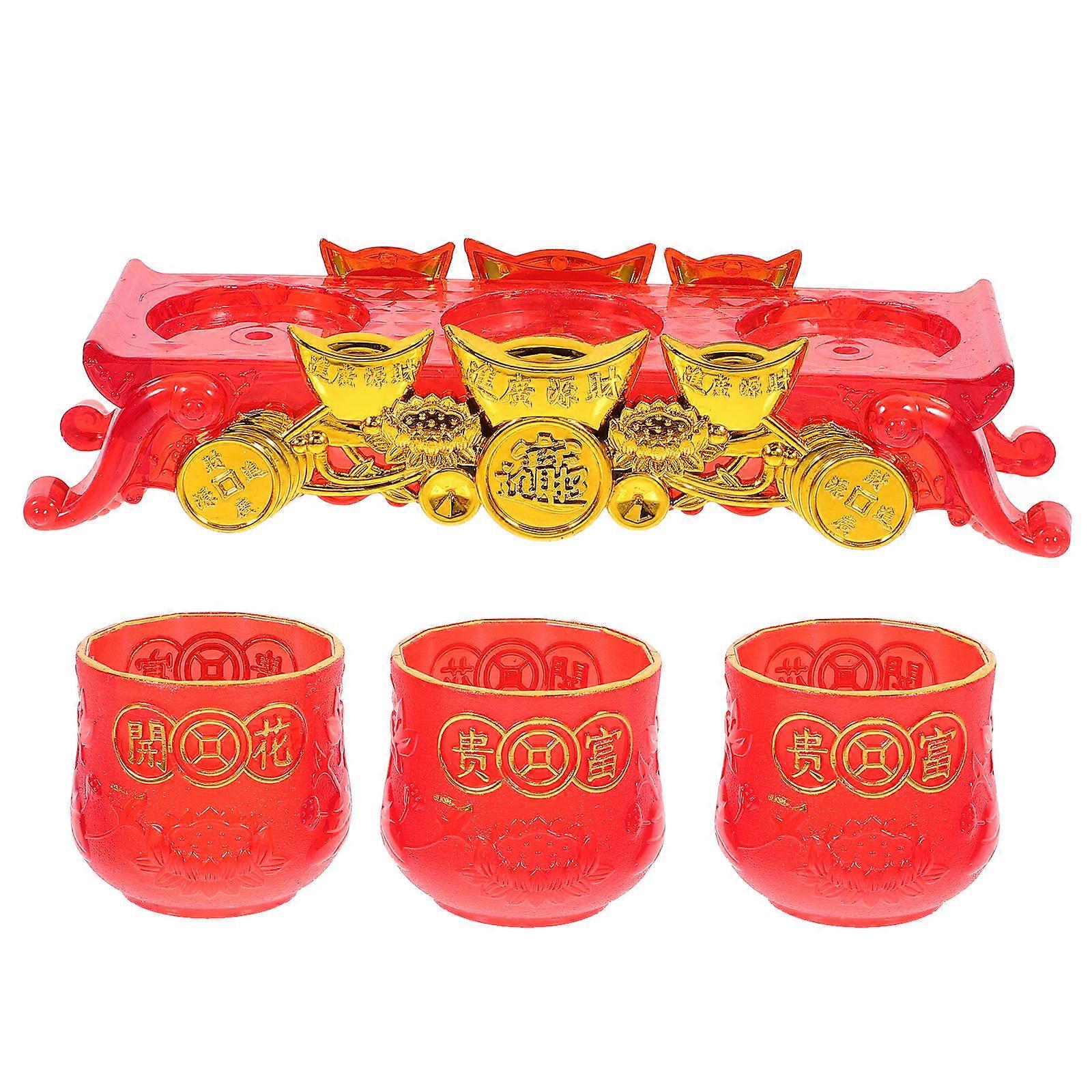 Classic Altar Offering Cup for Temple Rituals Small Offering 1Set
