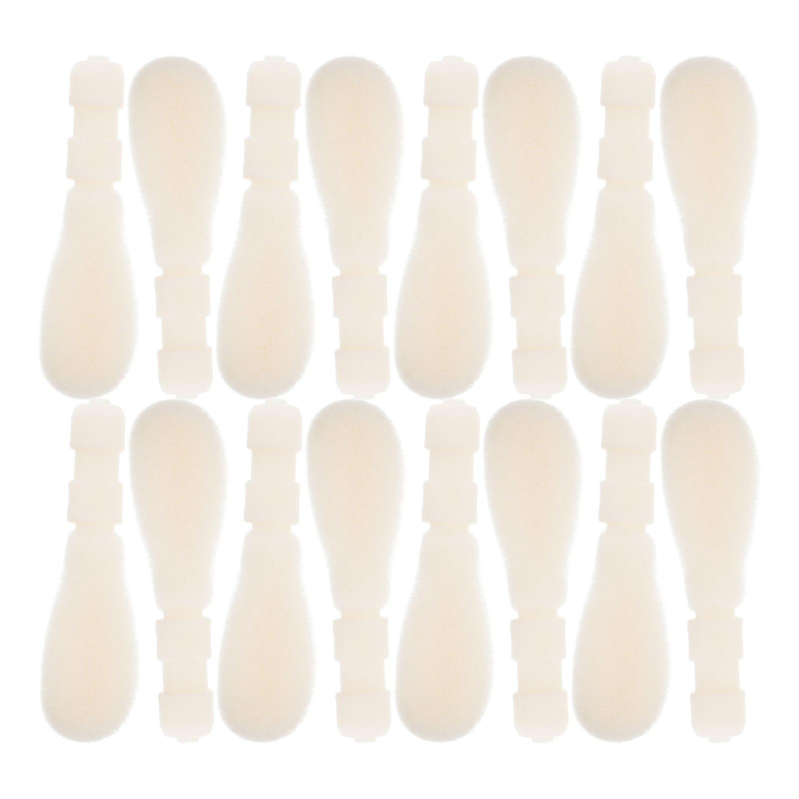 Lip Brush Replacement Head Soft Flocking Cotton for Makeup Brush 50Pcs