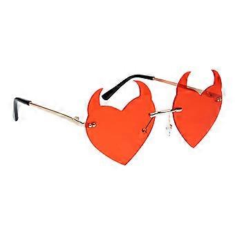Party Sonnenbrille 1 Paar randlose herzförmige Brillen für Frauen Männer mit schickem Design für besondere Anlässe