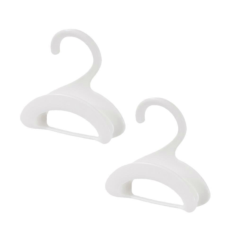 Handbag Hanger Bag Hook for Organizing Purses 2Pcs White Plastic Hooks