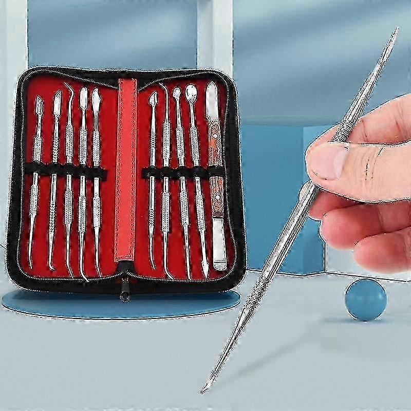 Wax Carving Tool, Portable Metal Sculpture Kit, Jewelry Decoration Wax Carving Tool Set, 10pcs/set