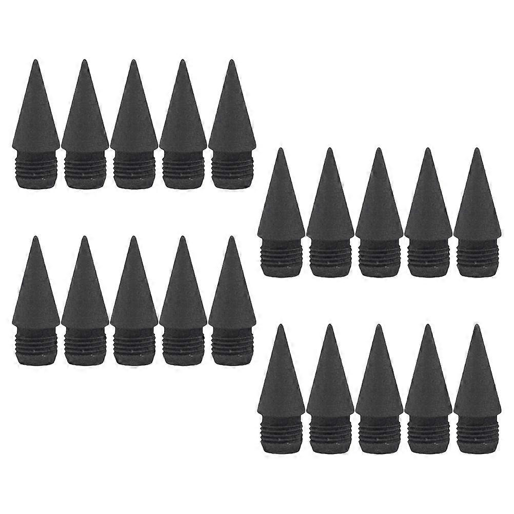 Replaceable Pencil Tips Everlasting Pencil for Drawing 60Pcs Black Graphite