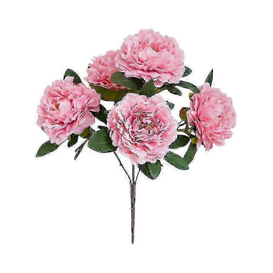 5-Head Silk Peony Stems for Versatile Decor