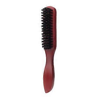 Salon-Toupierbürsten mit Wildschweinborsten, Holzgriff und schlanker Form – Professionelle Friseur-Styling-Werkzeuge