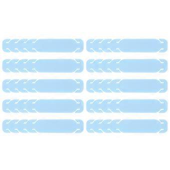 10 STKS Maskerhaken Maskerverlengingsgesp Antislip Maskertouwen Hangende Gesp Milieuvriendelijke Maskers Haken Praktische maskeraccessoires voor maskergebruik (Licht Blu