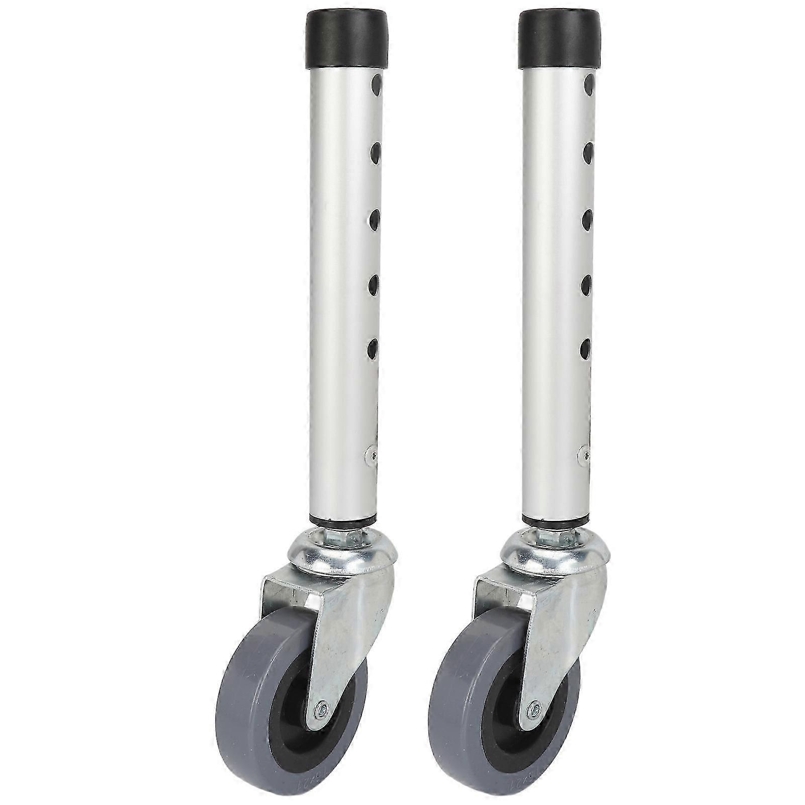 Walker Wheels Universal Rotating Adjustable Height Replacement Seniors Walker Front Caster for Elderly 2pcs