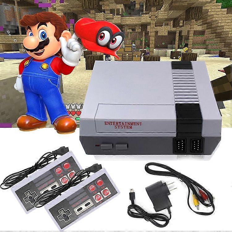 Retro Game Console with 620 Games, AV/HDMI HD Output, Plug & Play, Classic Mini System for Adults & Kids