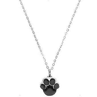 Pet Urn Necklace Dog Urns for Ashes Pendant Memorial Urn Silver Stainless