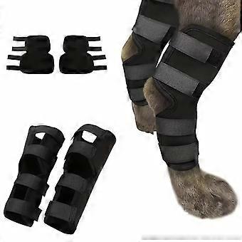 Attelle de compression et de soutien pour l'articulation du jarret des pattes arrière des chiens Labra, conçue pour les chiens âgés souffrant de faiblesse des pattes arrière et d'inconfort articulaire - Support ajustable pour les pattes arrière