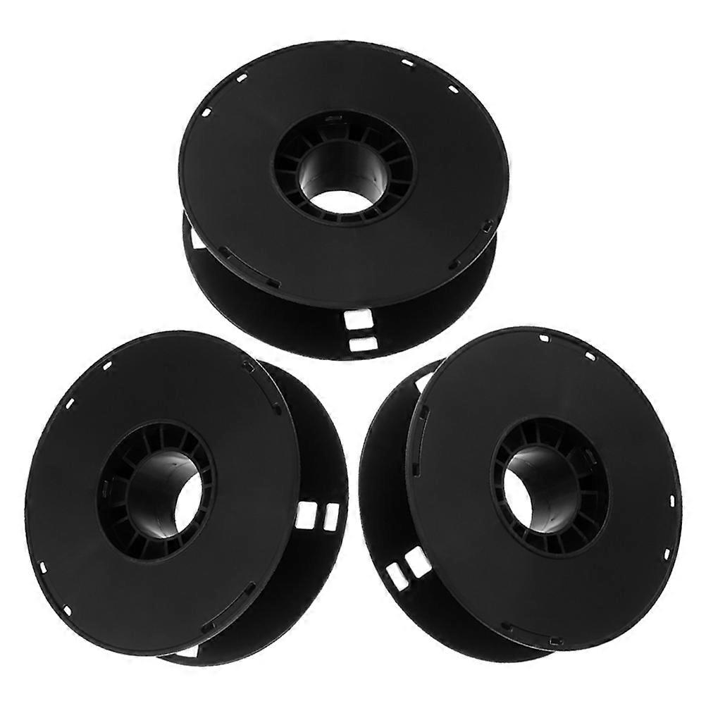Enrouleur de câble d'extension, lot de 3, noir