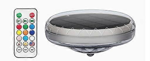 Outdoor Navigation Lights Solar Powered IP67 6 Modes Multiple Functions with Wireless Remote Control
