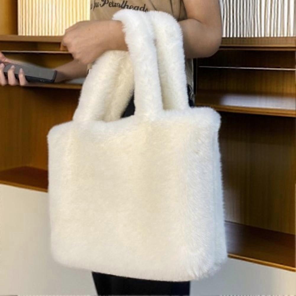 Large Capacity Fluffy Plush Shoulder Bag