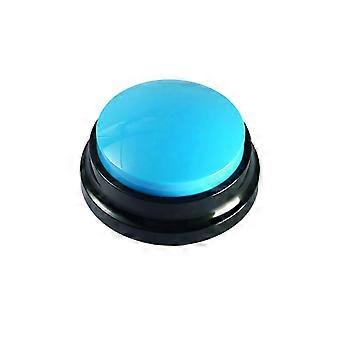 Pet Training Button, Voice Recording with Creative Gift, Noise Maker for Party, Talking Button for Pets - Pink/Blue, 8x8cm