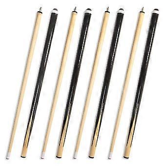 Pool Sticks 2-Piece 48 Inch Hardwood Billiard Cue Sticks with 13mm Tip for American Pool Game - 4 Pack