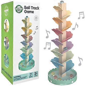 WOOPIE GREEN Träbollsbana Musikal Regnbågsträd Montessori FSC