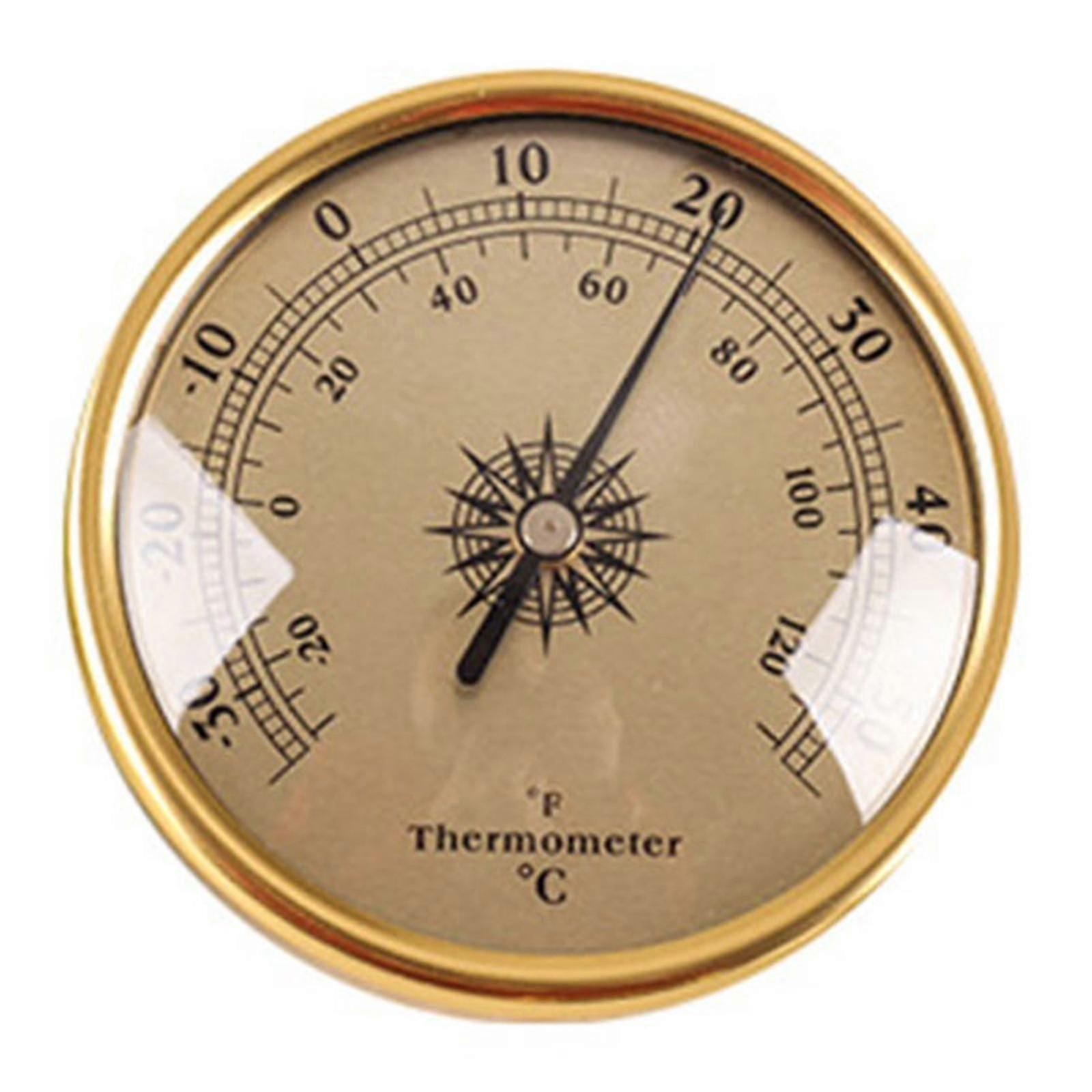 Hygrometer Analog Hygrometer Mechanical Round Hygrometer Humidity Gauge-MXBC