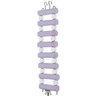 Wooden Hamster Ladder Climbing Ladder Toy for Pet Violet Color