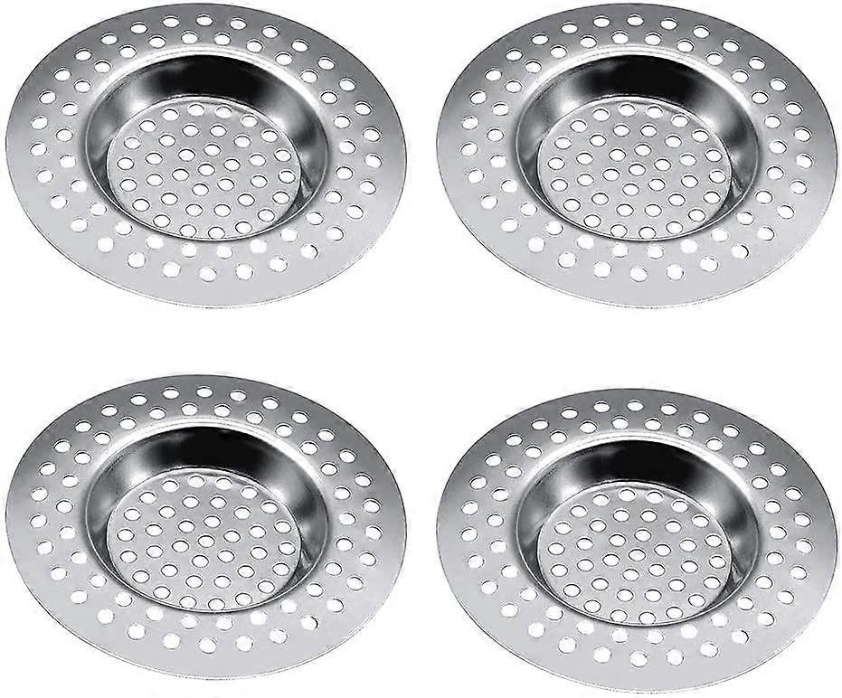 Diskfilterpropp, 4 delar rostfritt stål diskfilterpropp, diskfilterpropp, diskfilterpropp, för kök badkar badrum